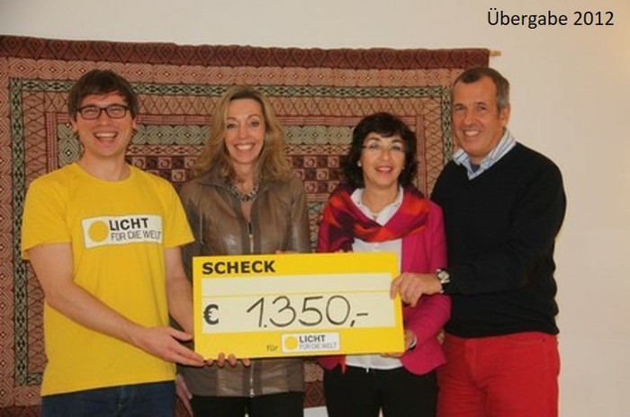 Licht für die Welt Übergabe 2012