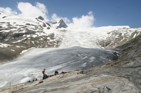 Blick auf das Großvenedigergebiet