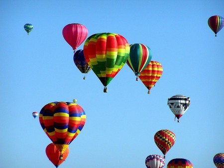 Ballast abwerfen Heißluftballon